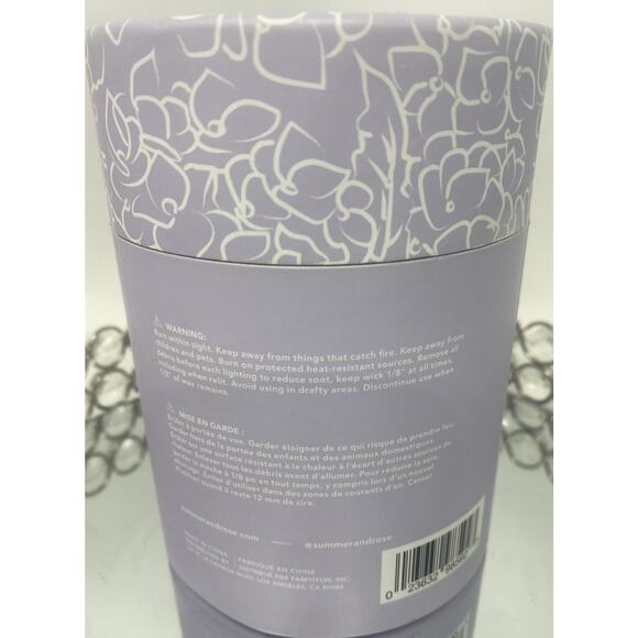 Desert Lilac Candle - Summer & Rose - NEW - Picture 6 of 6